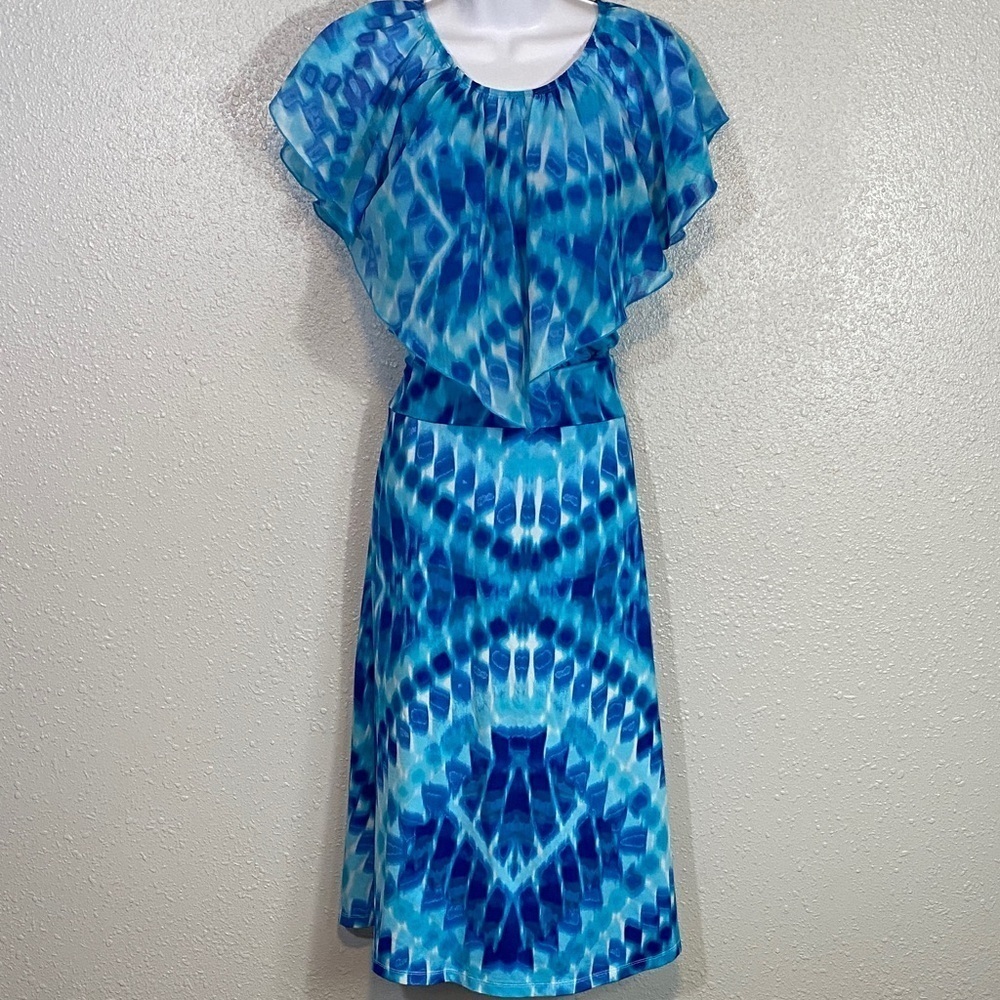 Amy Byer Blue and White Kids Midi Set